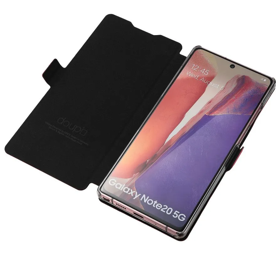 doupi Flip Case Samsung Note 20 Ultra Magnet Cover Aufstellbar Ständer Schutz Hülle