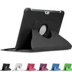 doupi 360 Grad Hülle Samsung Tab 2 7 / 10,1 Kunstleder Cover Case Ständer Etui Tasche