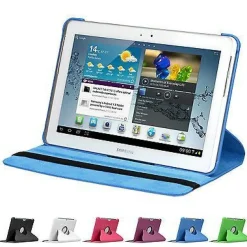 doupi 360 Grad Hülle Samsung Tab 2 7 / 10,1 Kunstleder Cover Case Ständer Etui Tasche