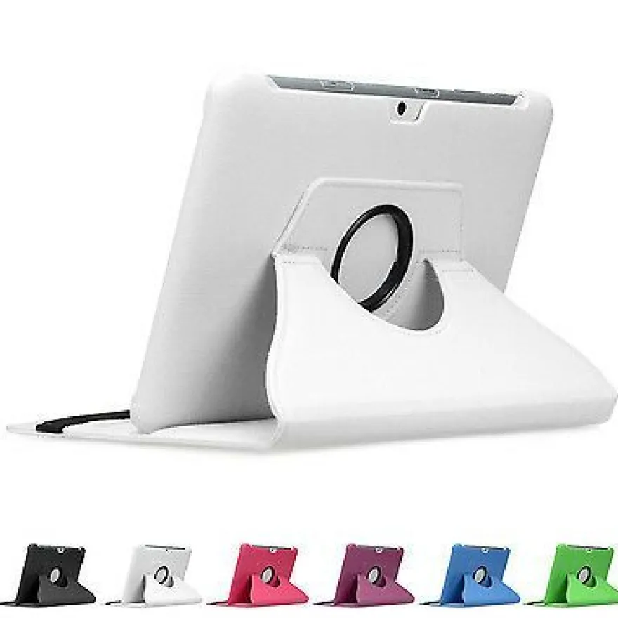 doupi 360 Grad Hülle Samsung Tab 2 7 / 10,1 Kunstleder Cover Case Ständer Etui Tasche