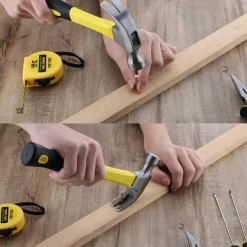 DOWELL 24-teiliges Hausbesitzer-Werkzeug-Set mit tragbarer Werkzeugtasche