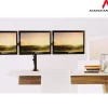 Dreifach Monitor Halterung Tischhalterung 360° für Homeoffice 13-27 Zoll 8kg