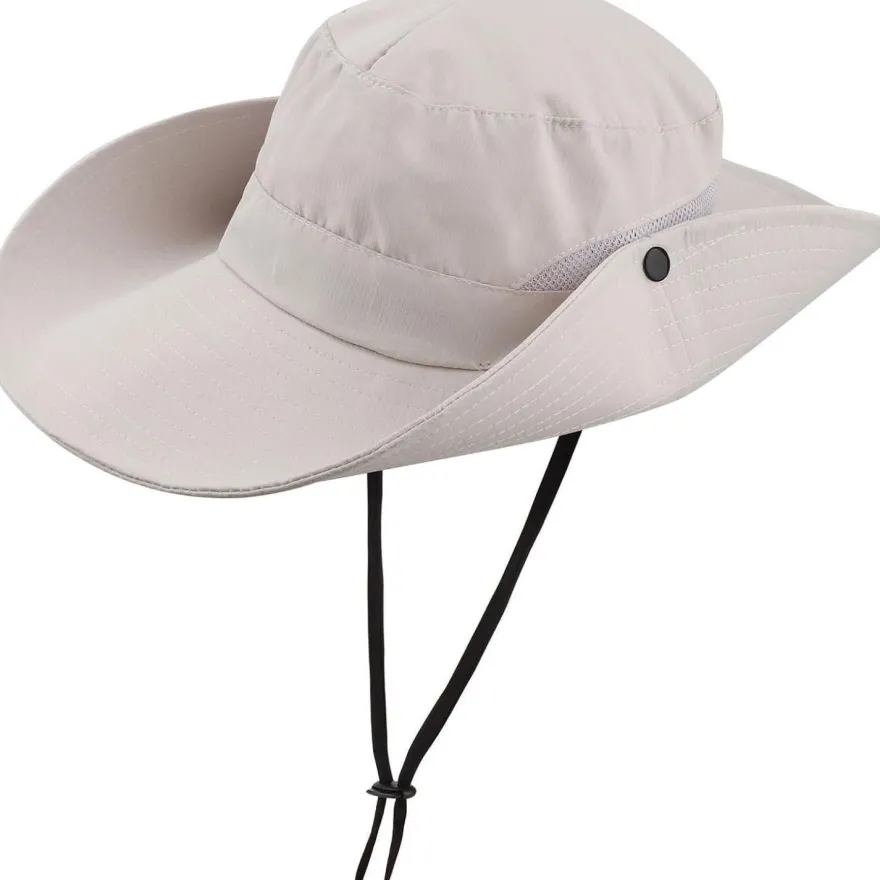 Dreshow Damen Sonnenhut UV-Schutz Hut faltbar Mesh breite Krempe für Strand