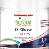 D-Ribose 300 mg Pulver Vitamin B3 + B5 -MHD 11/2026 - fairvital