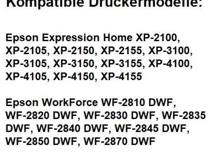 4 Druckerpatronen kompatibel mit Epson 603 XL black, cyan, magenta, yellow Seestern