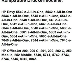 Druckerpatronen Set kompatibel zu HP 62 XL black + color