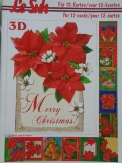 3D SchneideBogen Heft Le Suh : Weihnachten Weihnachtsstern & Dekoration....