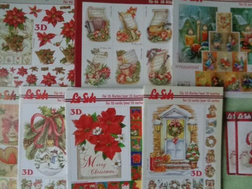 3D SchneideBogen Heft Le Suh : Weihnachten Weihnachtsstern & Dekoration....