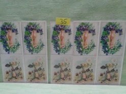 3D Schneidebogen Motivpapier Toppers Liebe Hochzeit Hände Tauben Rosen Veilchen