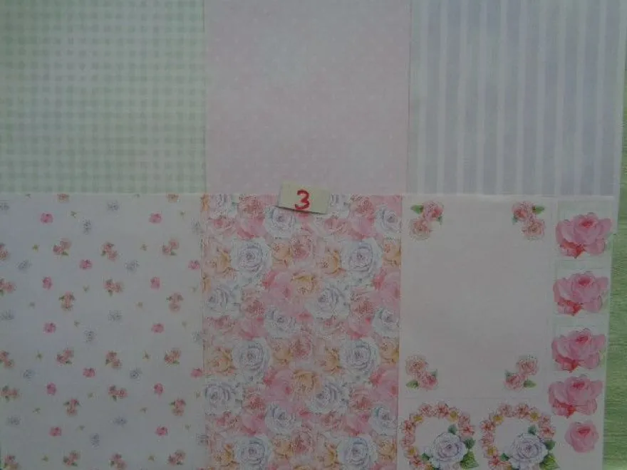 3D Schneidebogen Motivpapier Toppers Liebe Hochzeit Hände Tauben Rosen Veilchen
