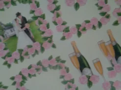3D Schneidebogen Motivpapier Toppers Liebe Hochzeit Hände Tauben Rosen Veilchen