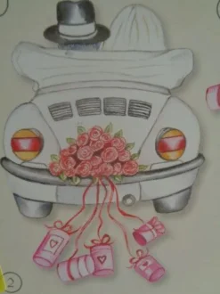 3D Schneidebogen Motivpapier Toppers Liebe Hochzeit Hände Tauben Rosen Veilchen