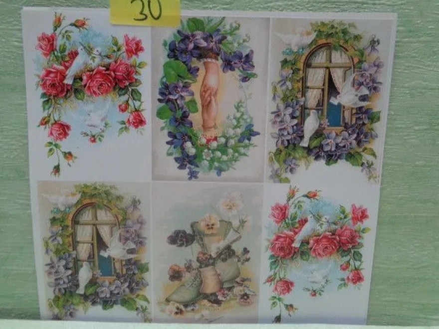 3D Schneidebogen Motivpapier Toppers Liebe Hochzeit Hände Tauben Rosen Veilchen