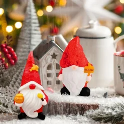 3D Silikonform Weihnachten Wichtel Epoxidharz DIY Fondant Schokoladenform