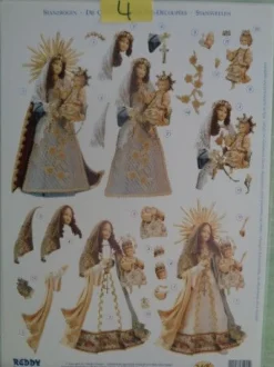 3D Stanzbogen Reddy Engel Rauschgoldengel Vintage Nostalgie Felicitas Kreutzer