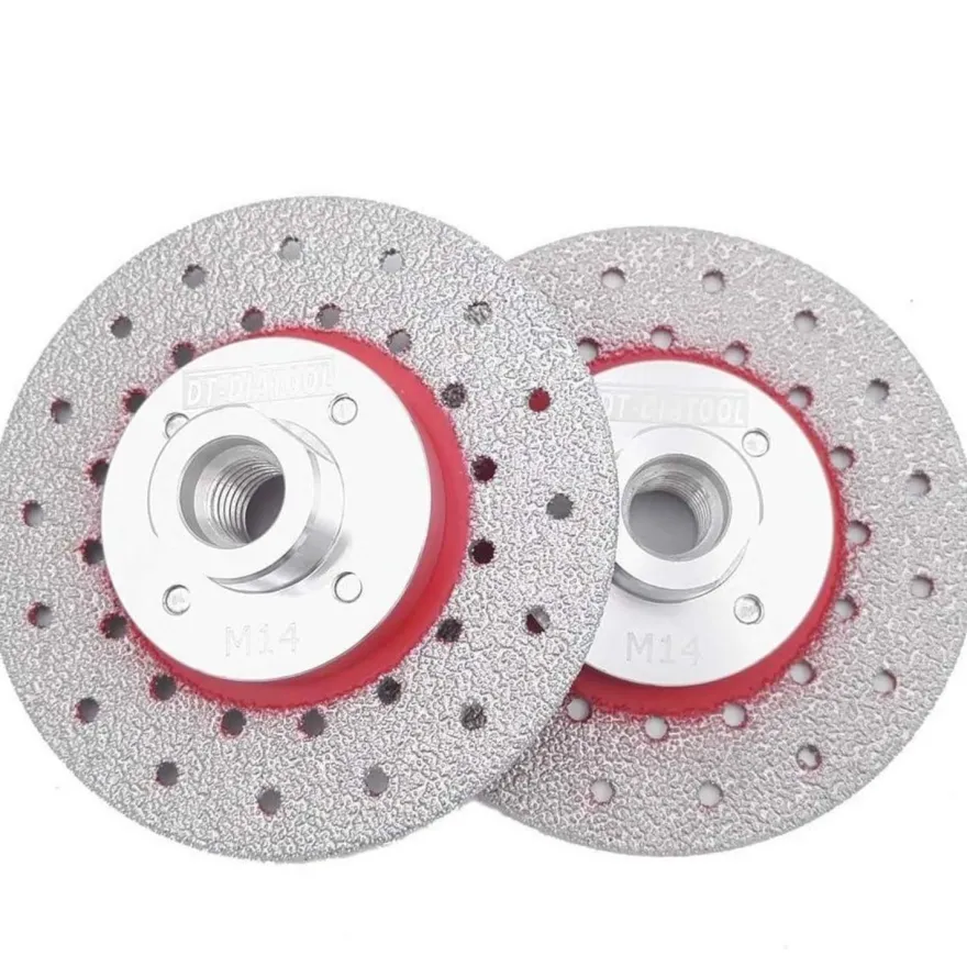 DT-DIATOOL Diamantscheibe 105 mm M14 Vakuumgelötet Trenn- und Schleifscheibe (2