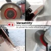 DT-DIATOOL Diamantscheibe 105mm 2er Set für Fliesen, Keramik, Marmor, Kunststein