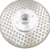 DT-DIATOOL Diamantscheibe 115 mm, 2 Stück, M14, doppelseitig galvanisch, Trenn