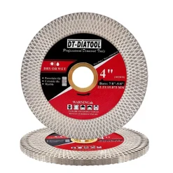 DT-DIATOOL Diamant-Trennscheibe 105mm, 5er-Set für Fliesen, Keramik, Marmor