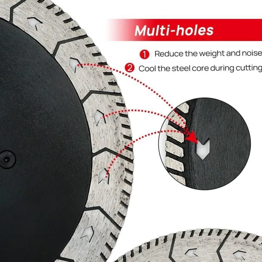 DT-DIATOOL Diamant Trennscheibe 5er Set 125mm M14 für harte Materialien