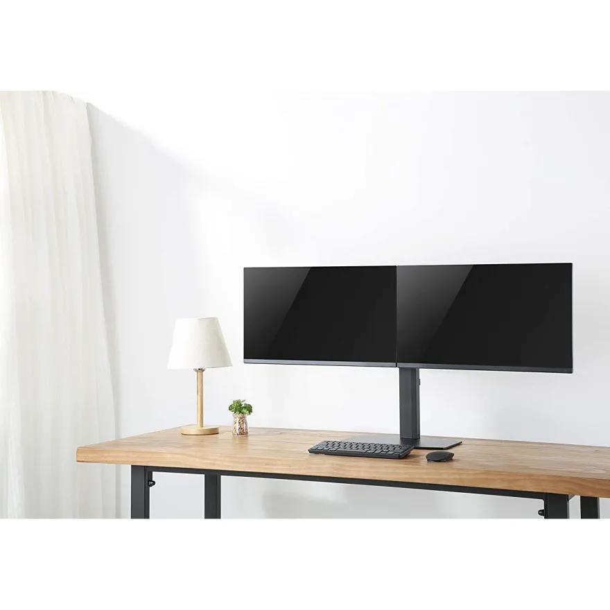 Dual Monitorhalterung Universelle Monitorhalter Zwei Monitore LCD LED 17-27