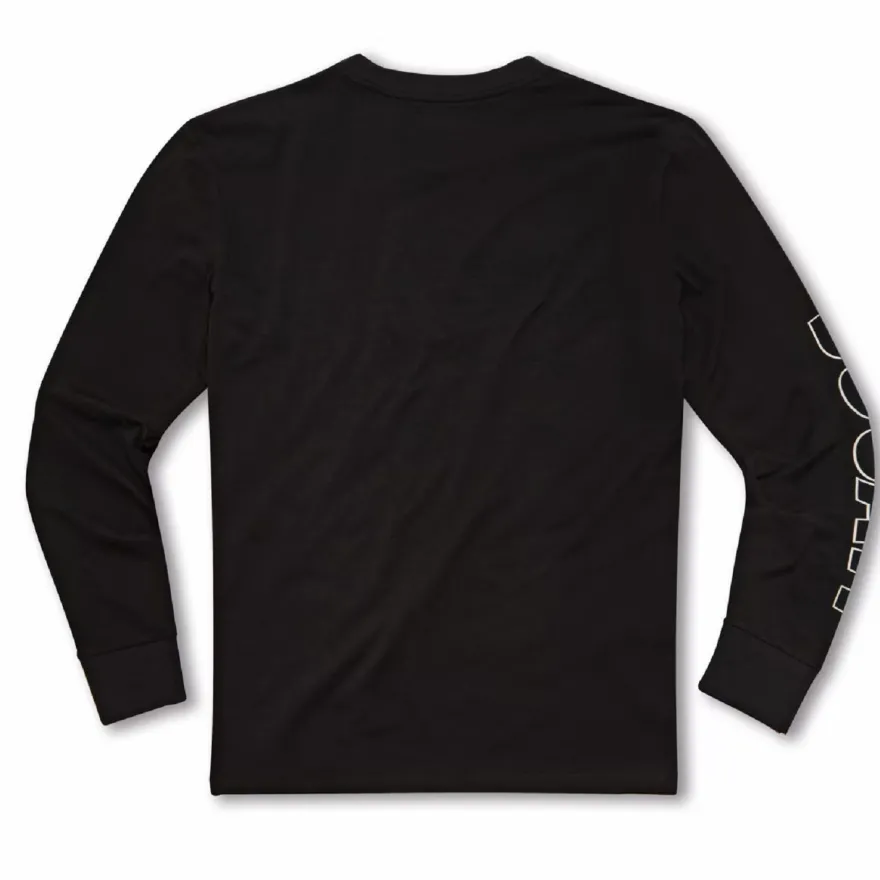 DUCATI Logo Longsleeve Herren langärmeliges T-Shirt schwarz 98771208