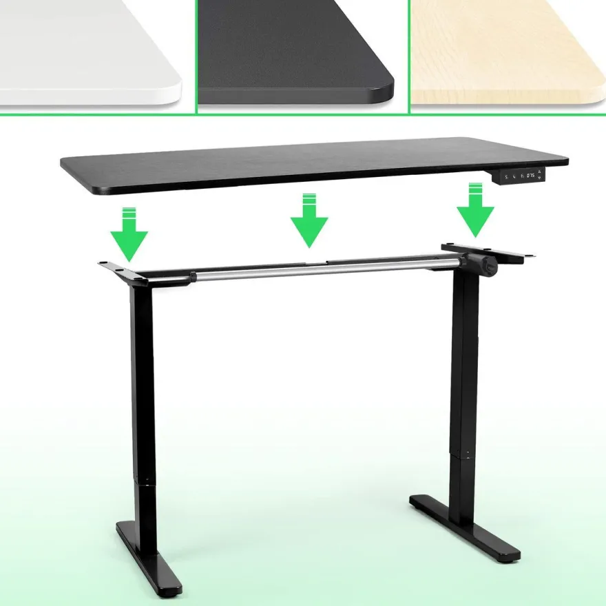 Duronic TM04F Höhenverstellbarer Schreibtisch 71x56cm Sitz-Steh-Tisch