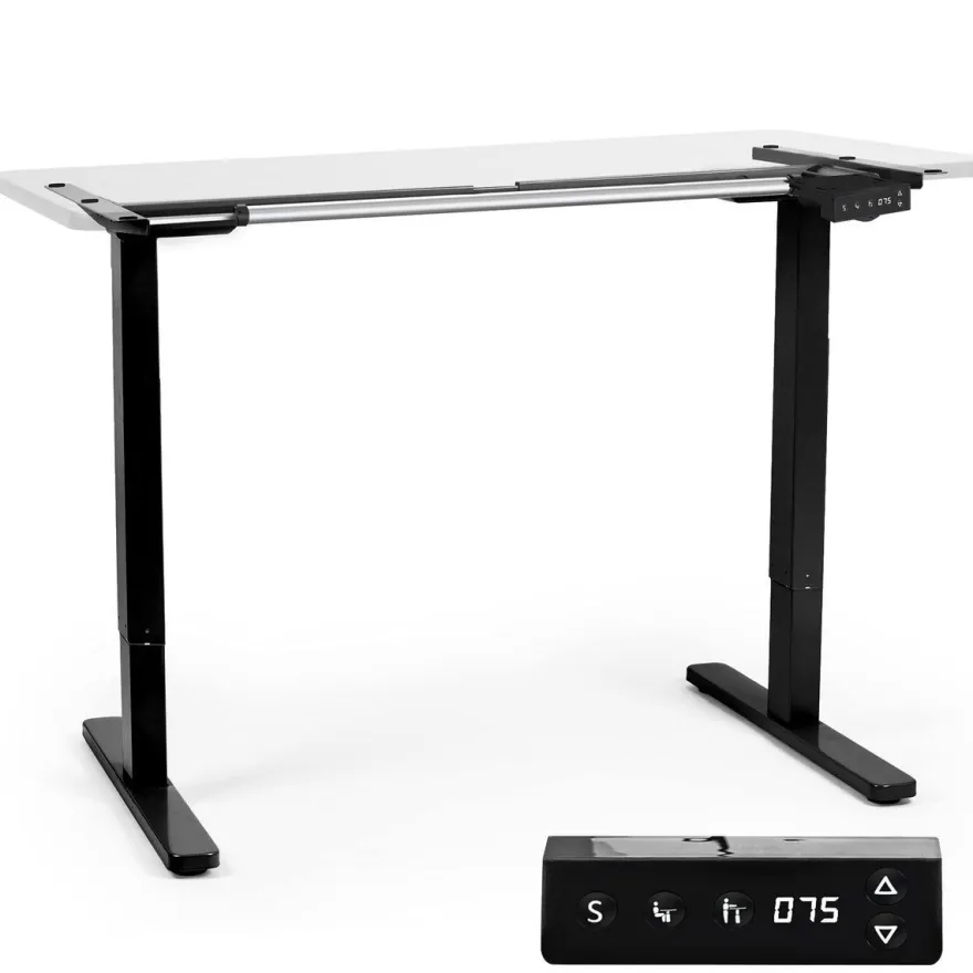 Duronic TM04F Höhenverstellbarer Schreibtisch 71x56cm Sitz-Steh-Tisch