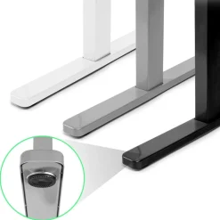 Duronic TM04F Höhenverstellbarer Schreibtisch 71x56cm Sitz-Steh-Tisch