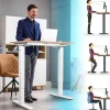 Duronic TM61 WE Höhenverstellbarer Schreibtisch elektrisch Gamer Tischgestell