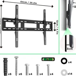 Duronic TVB123M Wandhalterung TV 60