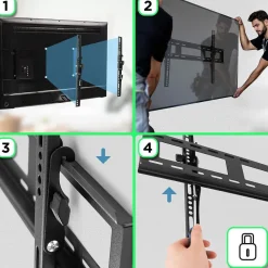 Duronic TVB123M Wandhalterung TV 60
