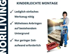 Duschrückwand Duschrückwände Ecklösung Alu Wandverkleidung Sonniger Steg 695