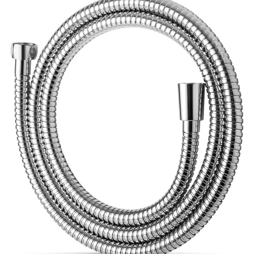 Duschschlauch 3m Edelstahl Hochdruck Brauseschlauch Knickschutz Chrom