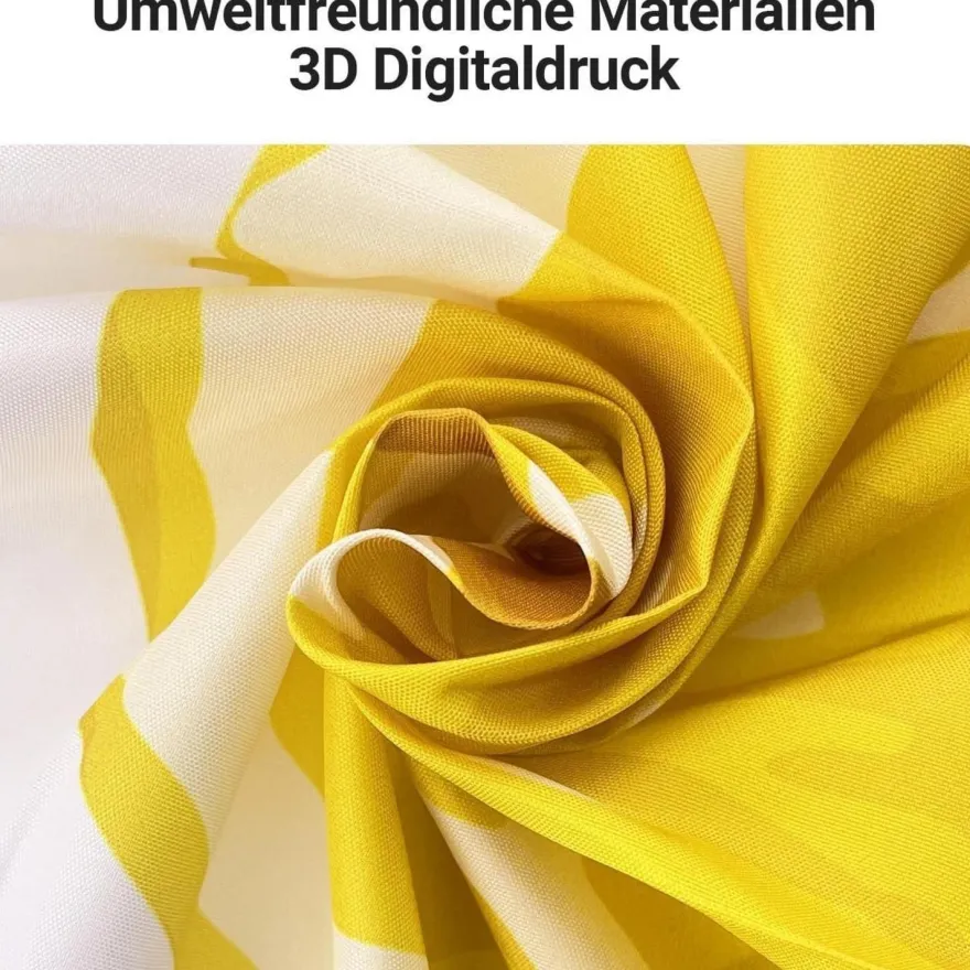 Duschvorhang Zitrone Blatt 240x180cm Antischimmel, Wasserabweisend