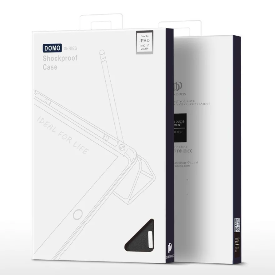 DUX DUCIS Buch Tasche Hartschale mit Smart Sleep Standfunktion kompatibel mit