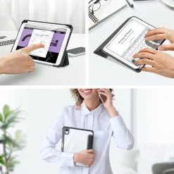 Dux Ducis Toby Tablet-Hülle mit Standfunktion und Auto Sleep kompatibel mit Samsun