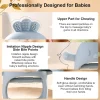 Dzpuhuojz Beißring Baby 2 Stück, Zahnungshilfe ab 3 Monate, Handschuh