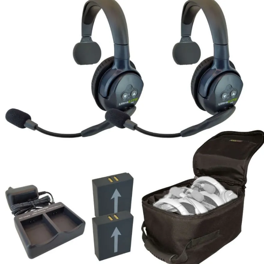 EARTEC Wireless Intercom UltraLITE HD Single für 2 Personen UL2S-HD