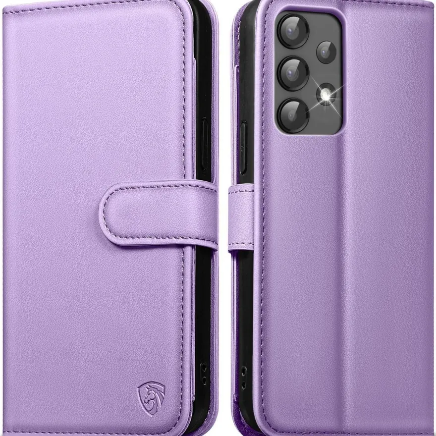 EASDNB Handyhülle für Samsung Galaxy A13 5G/4G/A04S, Wallet Flip in Lederoptik