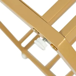 Easexcy Sechseckiger Marmor-Esstisch mit goldenem Ast-Gestell - Elegant für