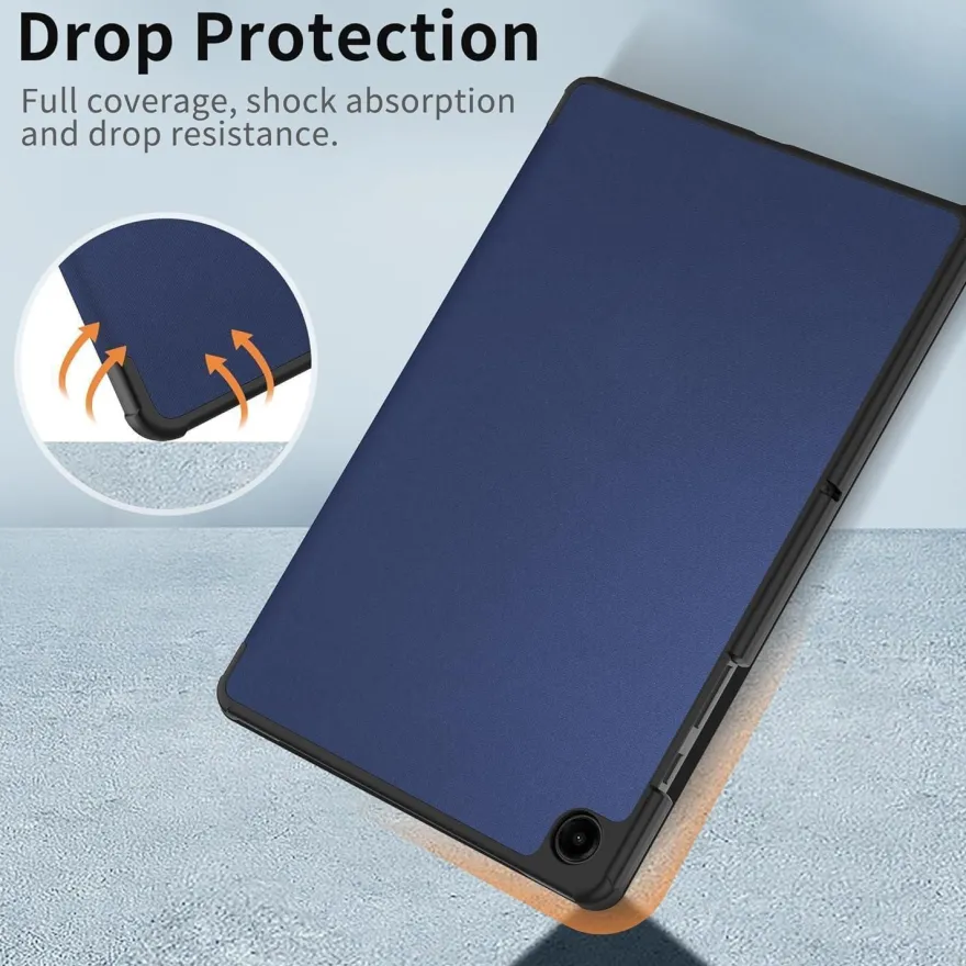 EasyAcc Hülle Samsung Galaxy Tab A9+ 11 Zoll Navy Blau
