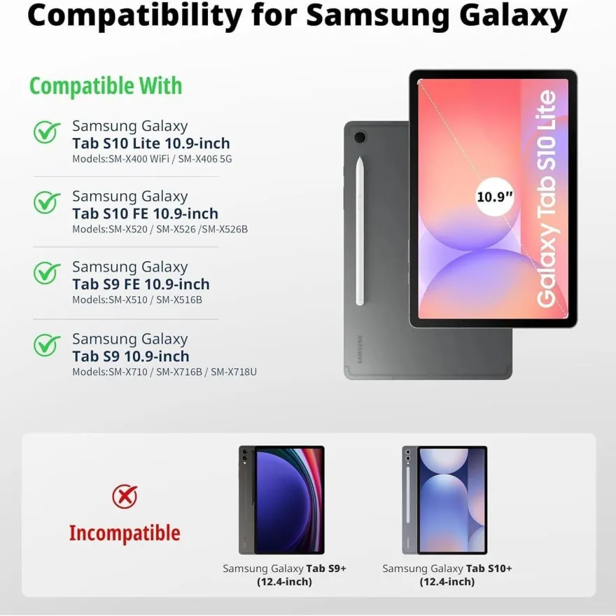 EasyAcc Hülle S10 Lite/S9 FE 10.9