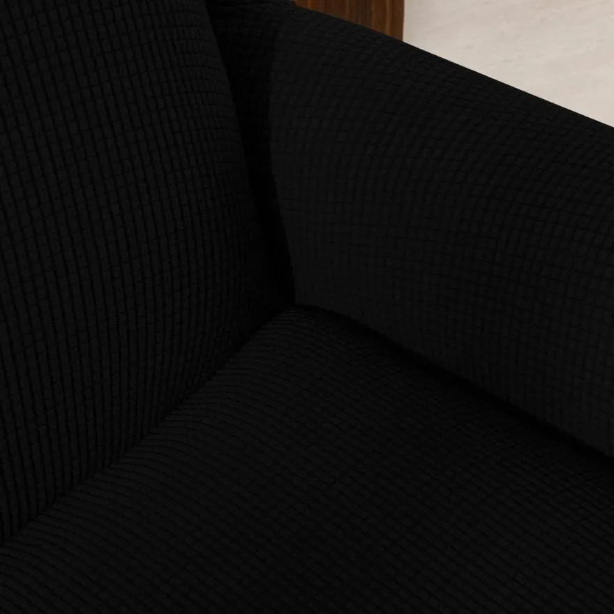 EBETA 2-teiliger Ohrensesselbezug aus Jacquard-Stretch, elastisch, waschbar