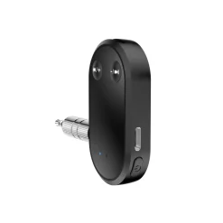 E25C 2in1 Bluetooth 5.0 Audio Empfänger AUX 3,5mm Adapter mit TF Slot, Kabellos Musik