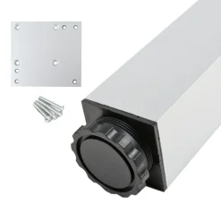 Eckiges Tischbein aus Metall 1100mm Höhe Profil 60 x 60mm Bistrotischbein