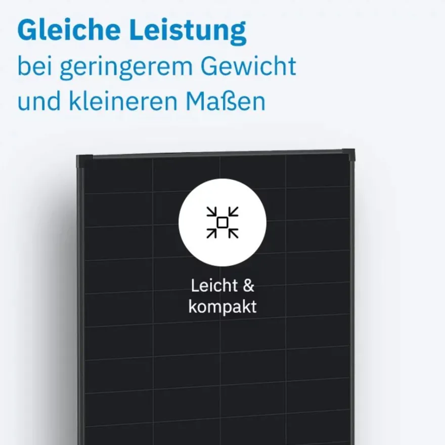 ECTIVE BSP 170 Black Leistungsstarkes 170W Monokristallin Solarmodul Camping