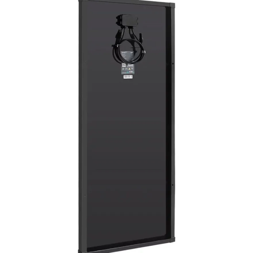 ECTIVE BSP 170 Black Leistungsstarkes 170W Monokristallin Solarmodul Camping