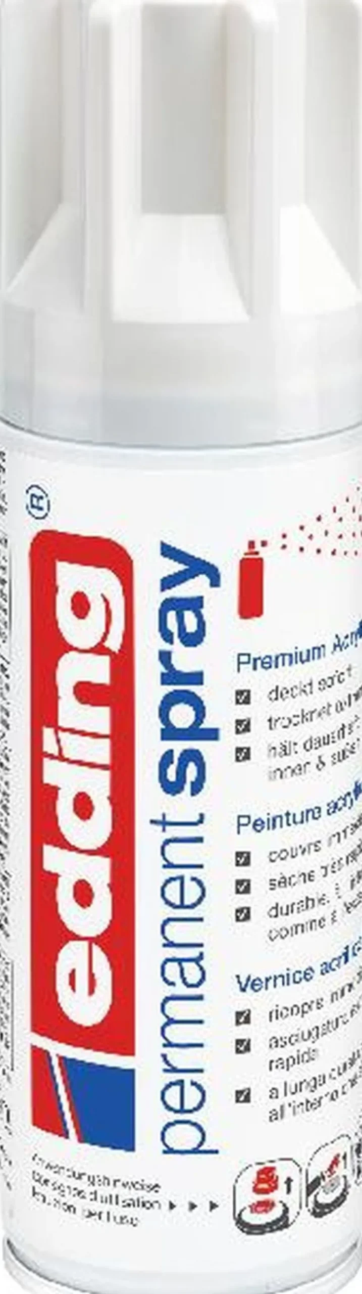 Edding Acryllack glänzend 5200 Dose 200 ml verkehrsweiß