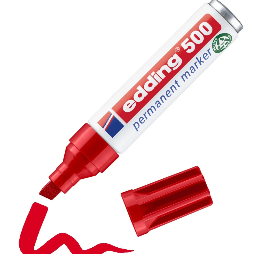 edding 500 Permanentmarker rot
